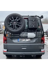 VW T6 Rear carrier "modular" suitable fo carrying bicycles, spare wheel, canister, etc.