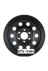 DOTZ DOTZ MODULAR BLACK - Offroad steel rim 8x16 6x130 ET37 CTR84.1 including hub cap for MB Sprinter 906/907