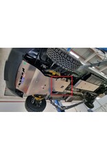 Mercedes Sprinter 907 4x4/AWD (09/2022+) Ski de protection transmission et boite de transfert alu 8mm