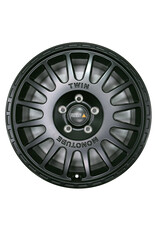 18x8 TWIN-MONOTUBE-PROJECT-AT2 ALUMINUM RIM BLACK, 18x8 JH2 ET45 5x120 FOR VW T5, T6, T6.1 AND CRAFTER (UP TO 1250KG WHEEL LOAD)