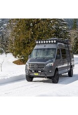 PANNEAUX SOLAIRES 90W POUR CAPOT MOTEUR DE CASCADIA- POUR MERCEDES-BENZ SPRINTER 907/VS30 (TWIN 45 WATT), kit de base (seul panneaux solaires sans MPPT contrôleur de charge et Vehicle Vinyls)