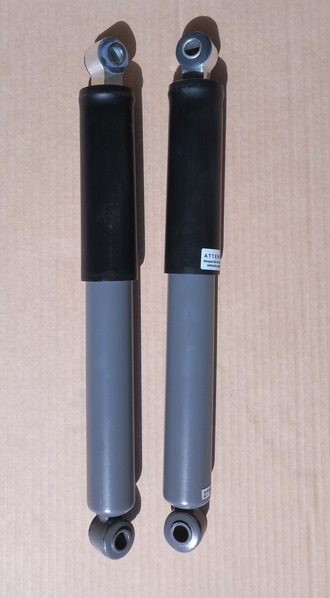 HAUTE PERFORMANCE - KIT AMORTISSEURS (Pair) ARRIERE RENFORCES A GAZ HAUTE PRESSION ET RALLONGÉS POUR FIAT DUCATO