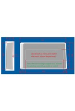 1x kleine Universal Verbreiterungsbacke / Ohr zum Querschlafen/Stauraum passend für diverse Vans 