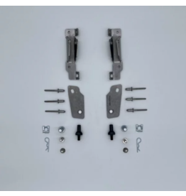 Mounting kit for the reinforced gas springs from TERRANGER, suitable for the backdor of VW T6 and T6.1.