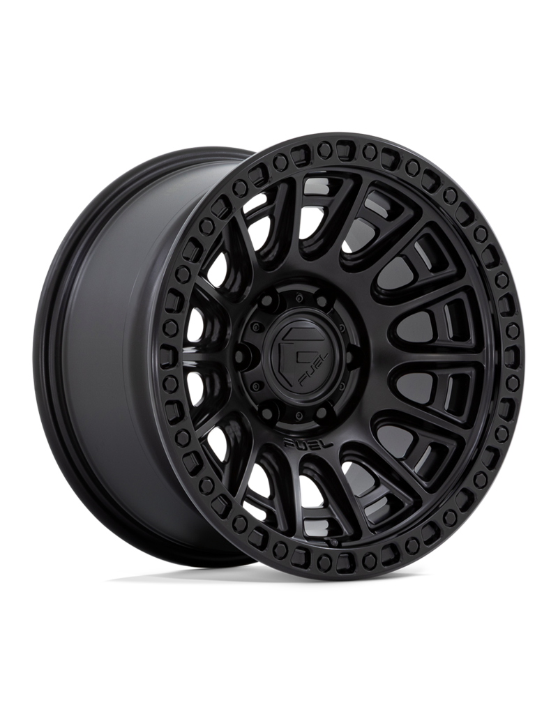 Fuel Cycle blackout - Jante aluminium dure, noire 17X8.5 5X120 65 BD ET34 pour VW Transporter T5, 6