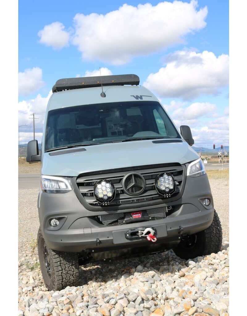 VAN COMPASS MERCEDES SPRINTER 907/VS30 FLOATING LIGHT MOUNT / THROUGH GRILL LIGHT MOUNT