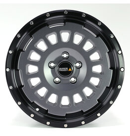 Twin Monotube Project AT18, 8x18, ET47 , 5x120/65 All Terrain hard alloy rim STONE For VW T5, T6, T6.1 and VW Amarok