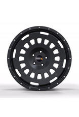 TWIN-MONOTUBE-PROJECT-AT20-ZERO aluminum rim, 9X20 INCH IN BLACK MAT WITHOUT PROTECTIVE RING FOR VW T5, T6, T6.1 5x120 ET42