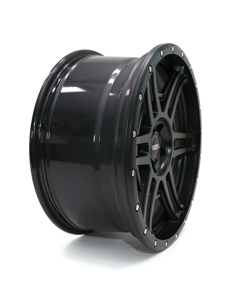 TWIN-MONOTUBE-PROJECT-AT20 aluminum rim, 9X20 INCH IN BLACK MAT INCL. BLACK PROTECTIVE RING FOR VW T5, T6, T6.1 5x120 ET42 - Copy