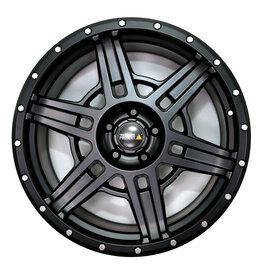 TWIN-MONOTUBE-PROJECT-AT20 aluminum rim, 9X20 INCH IN BLACK MAT INCL. BLACK PROTECTIVE RING FOR VW T5, T6, T6.1 5x120 ET42 - Copy