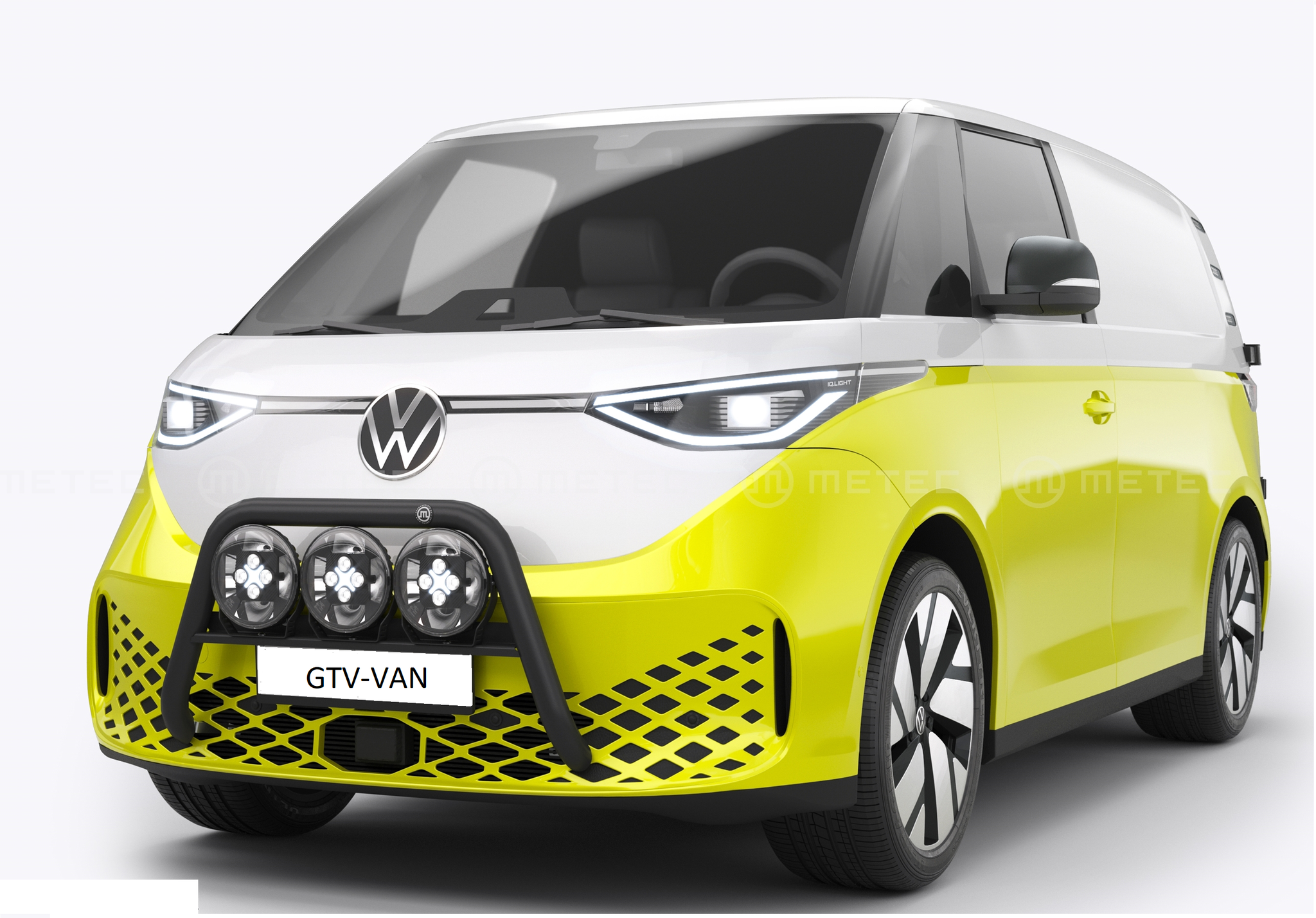 Pare buffle avant 60 mm version noir pour VOLKSWAGEN ID.BUZZ 22