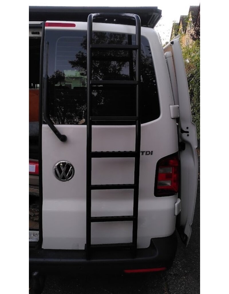 VW T5 & T6 REAR LADDER for 2 rear door vans (polished or black)