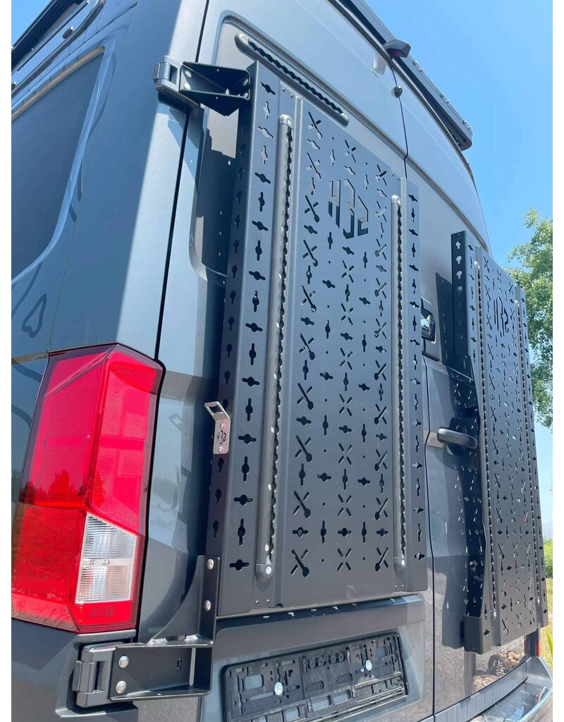 H32 Flexible universal carrier for the LEFT rear door Mercedes Sprinter 906 & 907 (with 180° hinges)