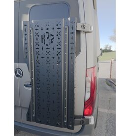 H32 Flexible universal carrier for the RIGHT rear door Mercedes Sprinter 906 & 907 (with 180° hinges)