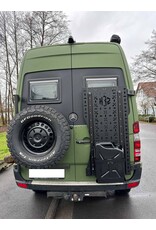 H32 Flexible universal carrier for the RIGHT rear door Mercedes Sprinter 906 & 907 (with 180° hinges)