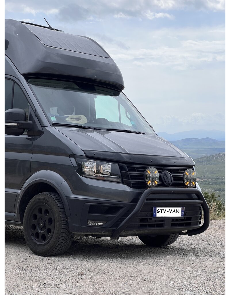 Frontbügel / Bullfänger 70 mm VW Crafter II / MAN TGE ab 2017 in Version poliert oder schwarz