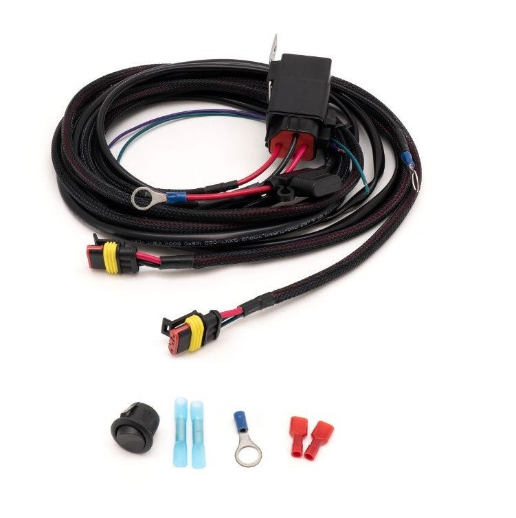 KIT DE CÂBLAGE DEUX LAMPES (3-BROCHES, SUPERSEAL, 12V)