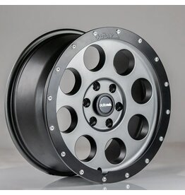 DELTA Klassik B GUNMETAL Alufelge, 18x8,5 6/130 ET 45 Beadlockoptik für Mercedes Sprinter