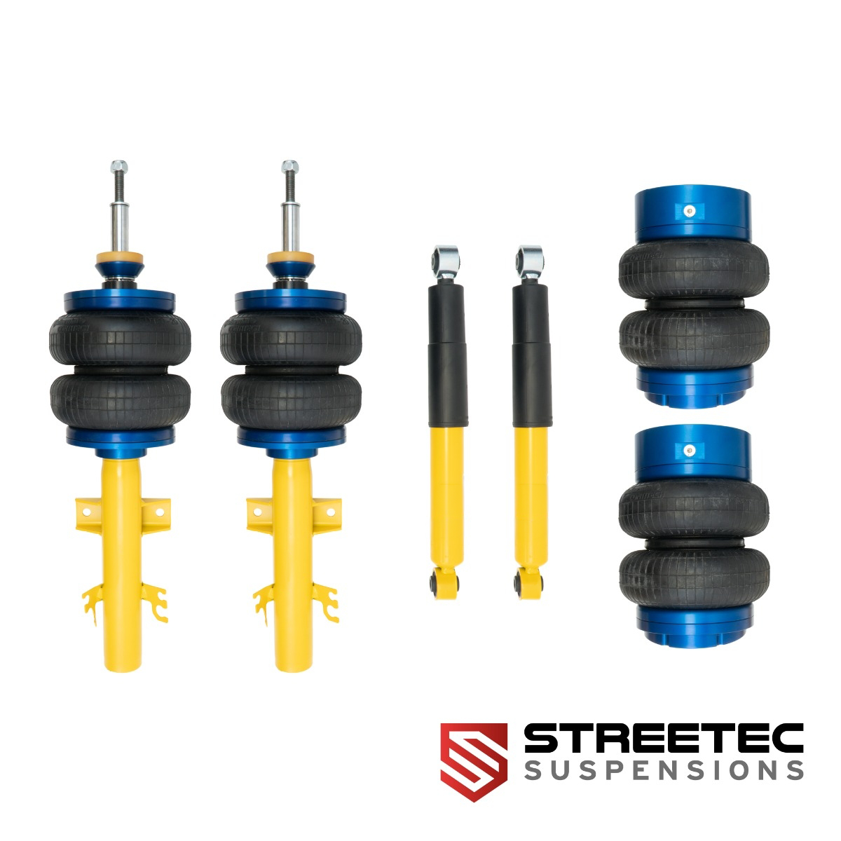 STREETEC 'offroad & camping' airsuspension for VW T5, T6, T6.1 GTVVAN
