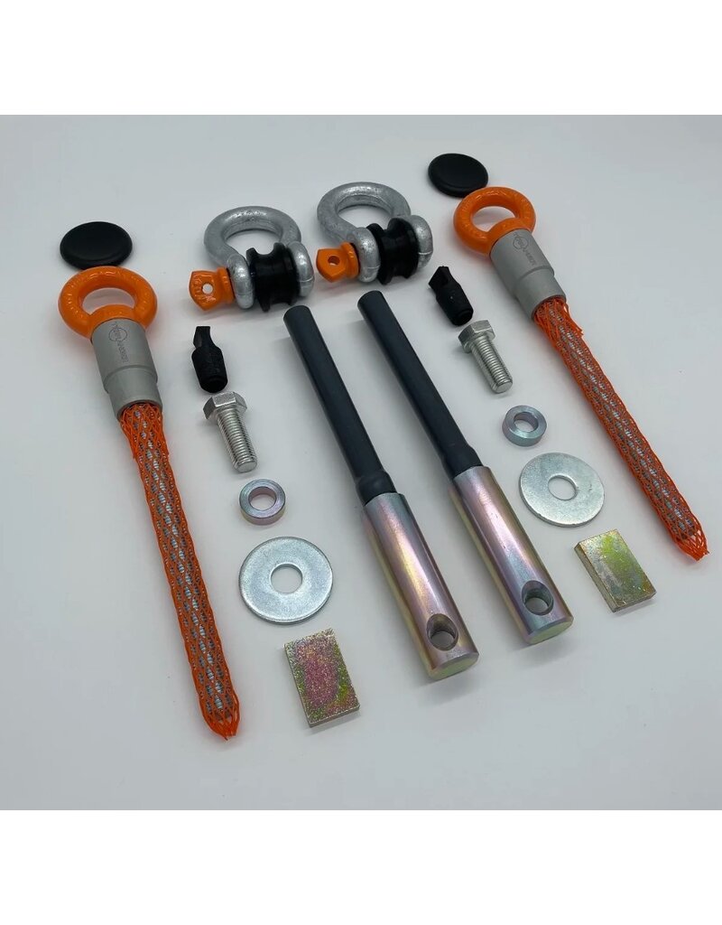 TERRANGER reinforced towing hooks, front, suitable for VW T5 and T6
