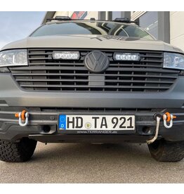 reinforced towing hooks, front, suitable for VW T5 and T6
