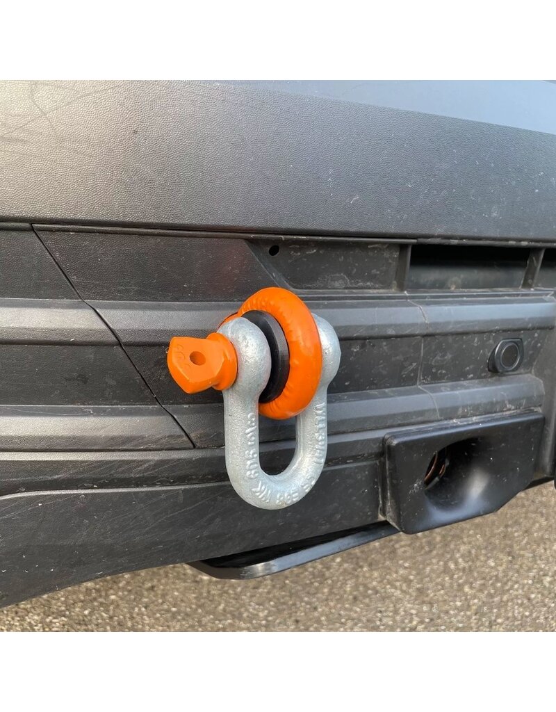 TERRANGER reinforced towing hooks, front, suitable for VW T5 and T6