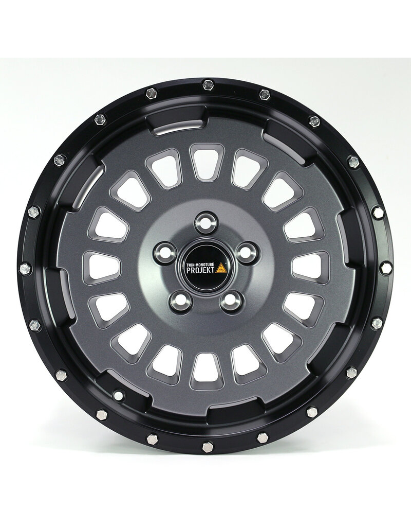 TWIN-MONOTUBE-PROJEKT-AT-HD (All terrain-heavy duty), 8,5X18 ZOLL ALU FELGE IN STONE FÜR Mercedes Sprinter 907/VS30