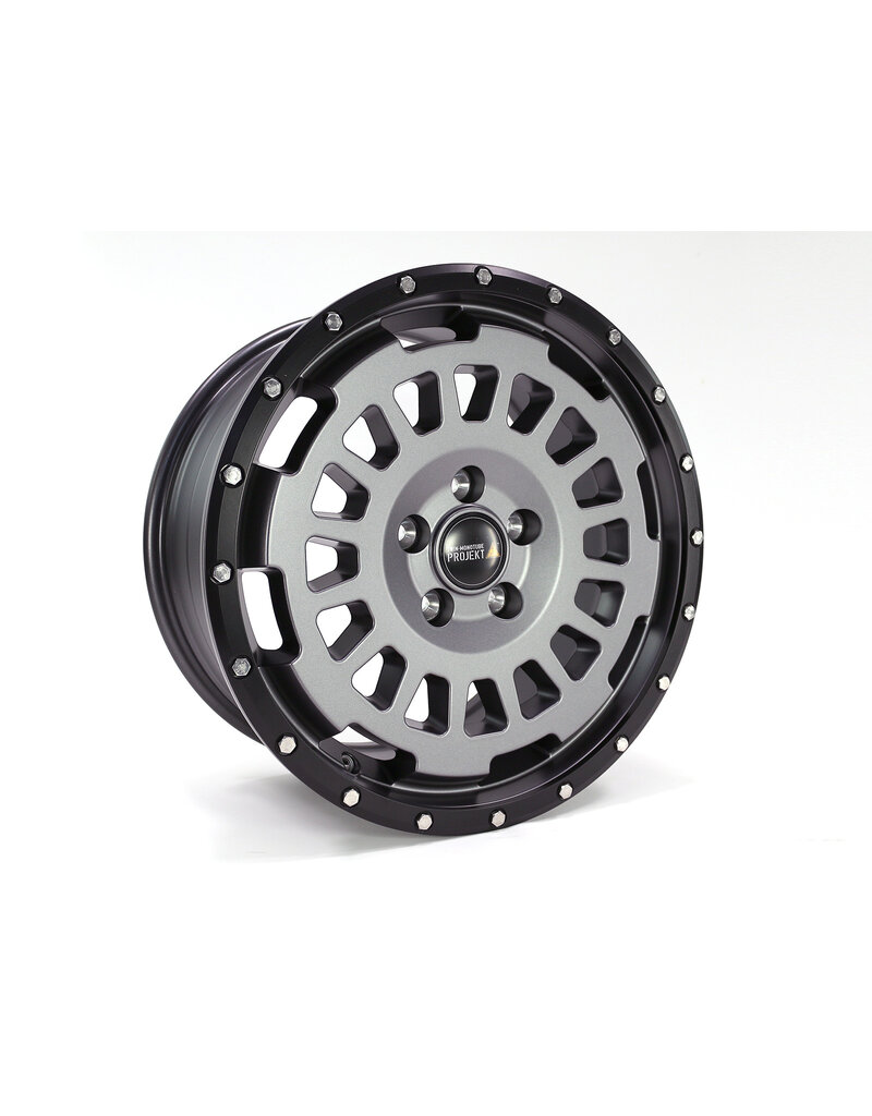 TWIN-MONOTUBE-PROJEKT-AT-HD (All terrain-heavy duty), 8,5X18 ZOLL ALU FELGE IN STONE FÜR Mercedes Sprinter 907/VS30
