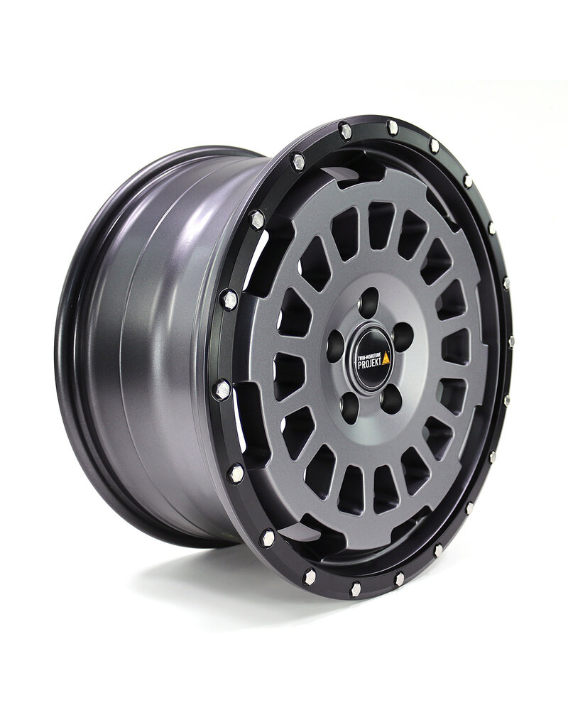 TWIN-MONOTUBE-PROJEKT-AT-HD (All terrain-heavy duty), 8,5X18 ZOLL ALU FELGE IN STONE FÜR Mercedes Sprinter 907/VS30
