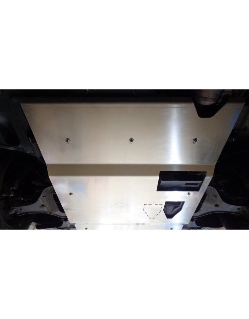 5mm Aluminum-skid plate for engine transmission and transfercase protection for Mercedes 447 Vito 4x4 2014+