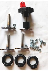 Universal mounting base for recovery boards such as Maxtrax