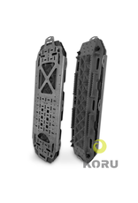 Universal mounting base for recovery boards such as Maxtrax