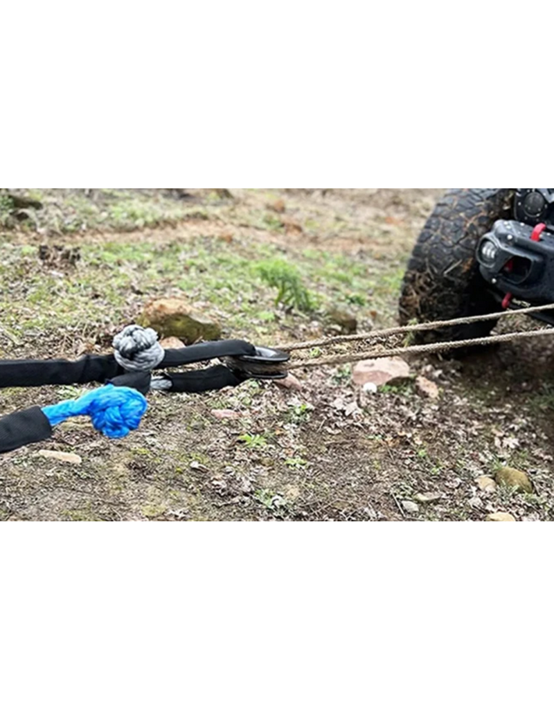 GTV-VAN Kit : SOFTSCHÄKEL DYNEEMA 18,6 T,  10mm und Alu Umlenk Rolle