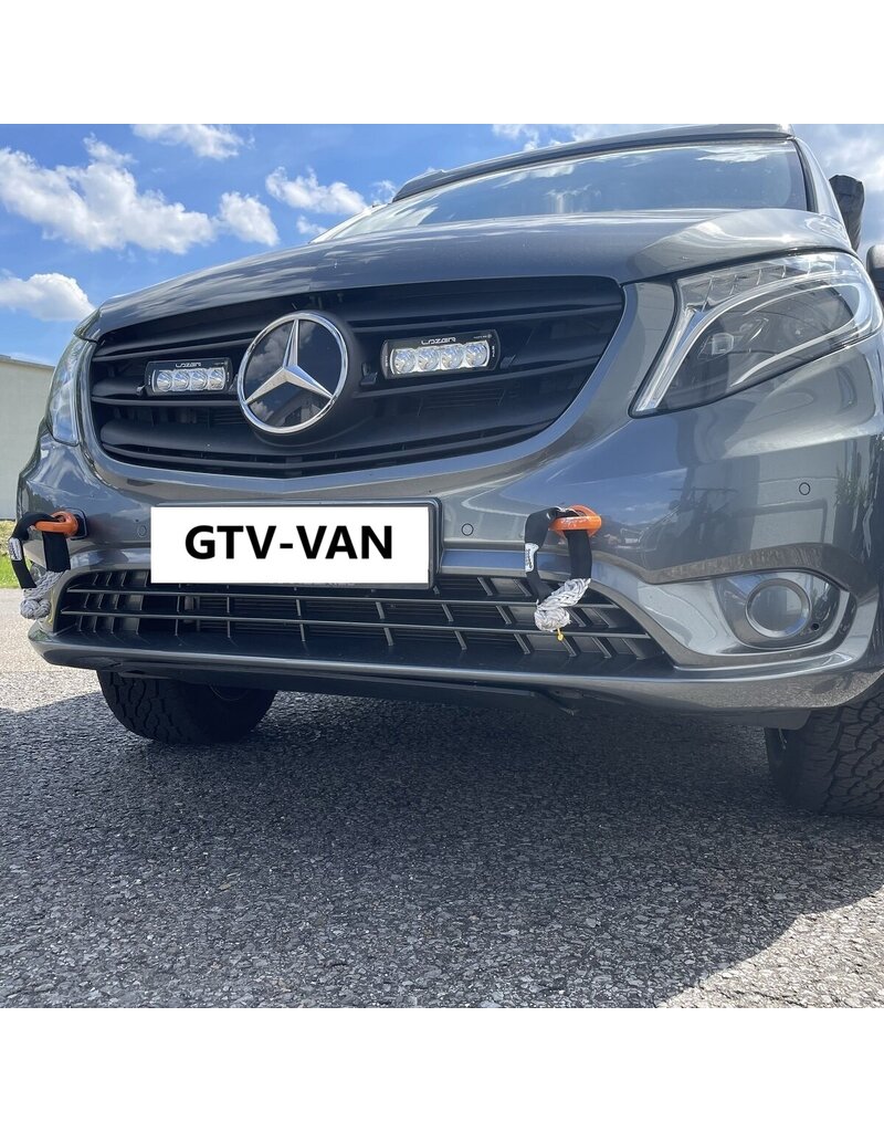 GTV-VAN Kit : SOFTSCHÄKEL DYNEEMA 18,6 T,  10mm und Alu Umlenk Rolle