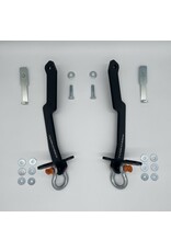 TERRANGER rear recovery hooks (recovery eyelets) with shackle, for Ford Transit/Tourneo Custom 2024+ (V710)