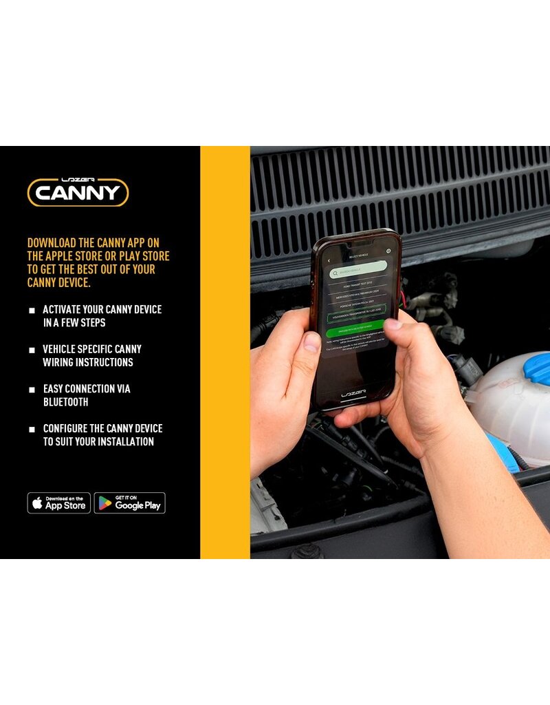CANNY Interface (direct Connect) dongle with Molex connector terminal, IP68 Waterproof