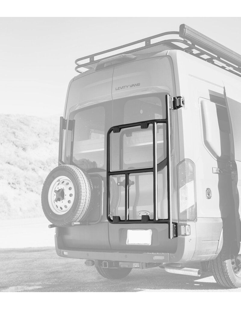 Base de rangement universelle pour porte arrière Aluminess - FORD Transit 2015+ (avec toit haut H2)