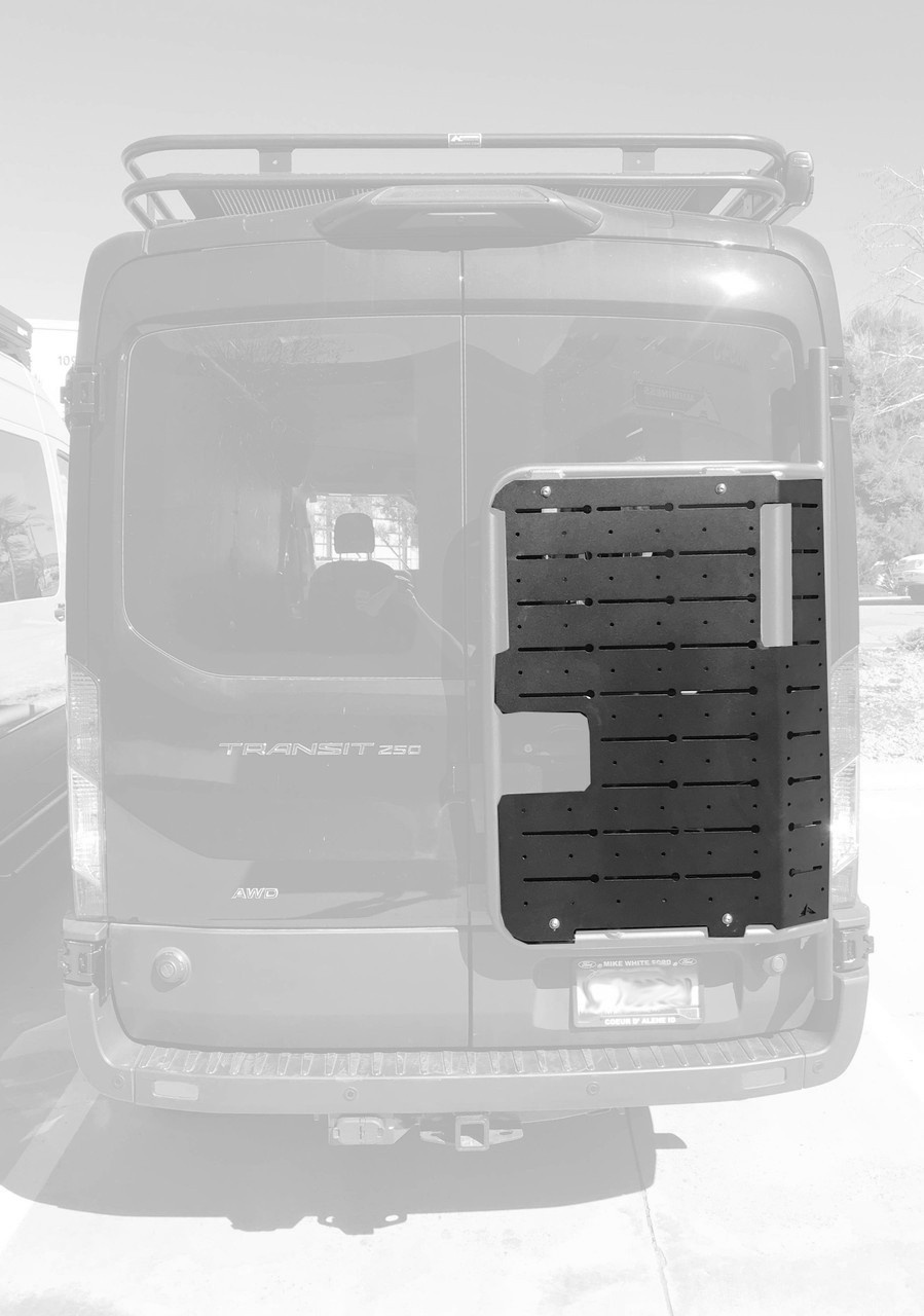 BackPAC Plaque de montage de rangement pour porte arrière pour Ford Transit 2015+
