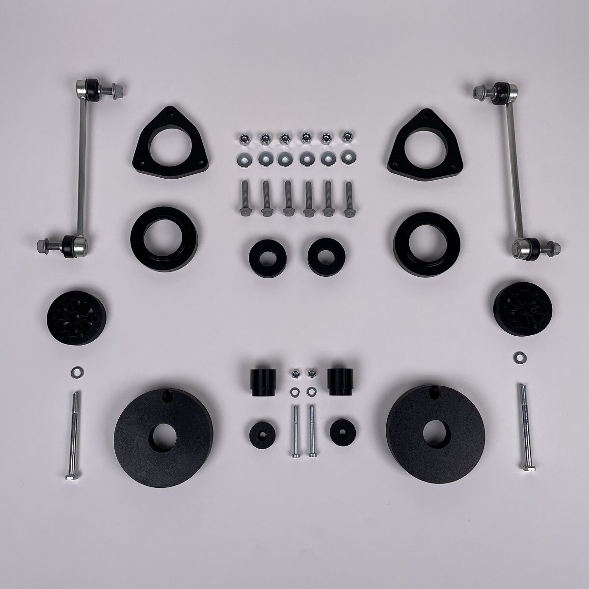 Kit de rehausse de 30 mm (AV et AR) pour Ford Transit / Tourneo Custom V710 à partir de l'année de construction 2024 et VW Transporter 2025+, de TERRANGER