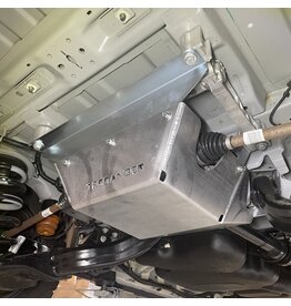 Unterfahrschutz (Schutzplatte) Hinterachs-Differenzial, für Ford Transit/Tourneo Custom V710 4x4 und VW Transporter 2025 + von TERRANGER