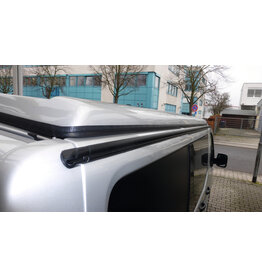 Multirail left-hand side – rain gutter, awning and roof rack and awning attachment in one, for Ford Transit Custom V710 short wheelbase (KR/2830mm)
