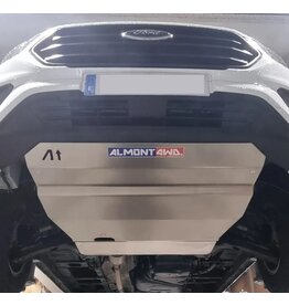 blindage pour le moteur, boîtier de direction et transmission en aluminium sportduty de 6 mm pour Ford Transit Custom et Tourneo Custom 2015-2023 