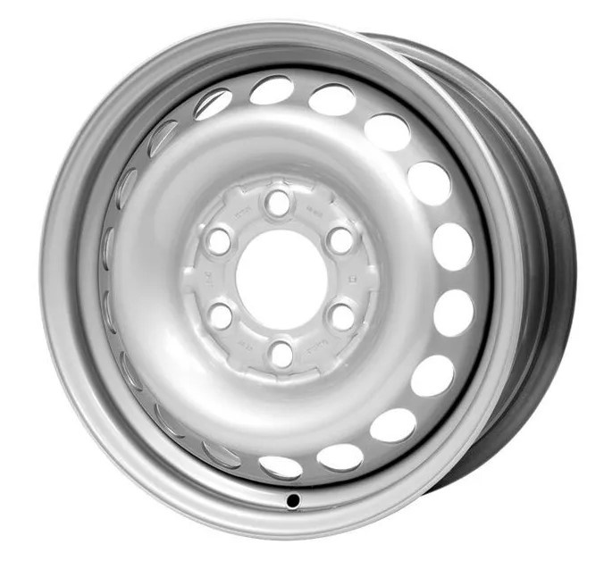 Jante en acier argentée 6,5x16 6/120 ET50 , CB 74,59 mm pour Ford Transit/Tourneo Custom V710 (NRN/NXN) à partir de 11.23