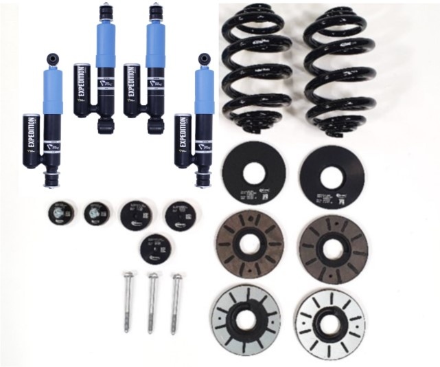 Proyect 4x4 Expedition-8030 Kit de suspension et de rehausse (30mm) pour Volkswagen T4 syncro