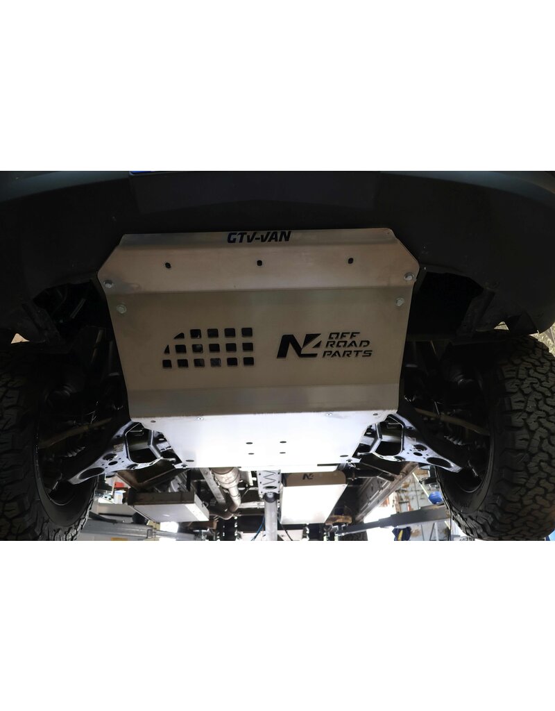 Mercedes Sprinter 907 4x4 blindage moteur en alu 8 mm