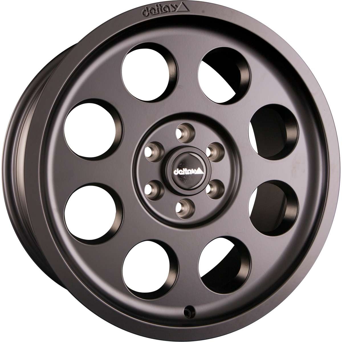 Delta Klassik Jante aluminium noir, 8,5Jx18H2, 6/120, déport ET40 pour Ford Transit Custom und Tourneo V710(NRN/NXN)