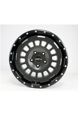 TWIN-MONOTUBE-PROJEKT-AT Alufelge 8X17 ZOLL IN SEIDENMATT STONE, KONKAV FÜR VW T5, T6, T6.1, AMAROK / ET40 , 5x120/65