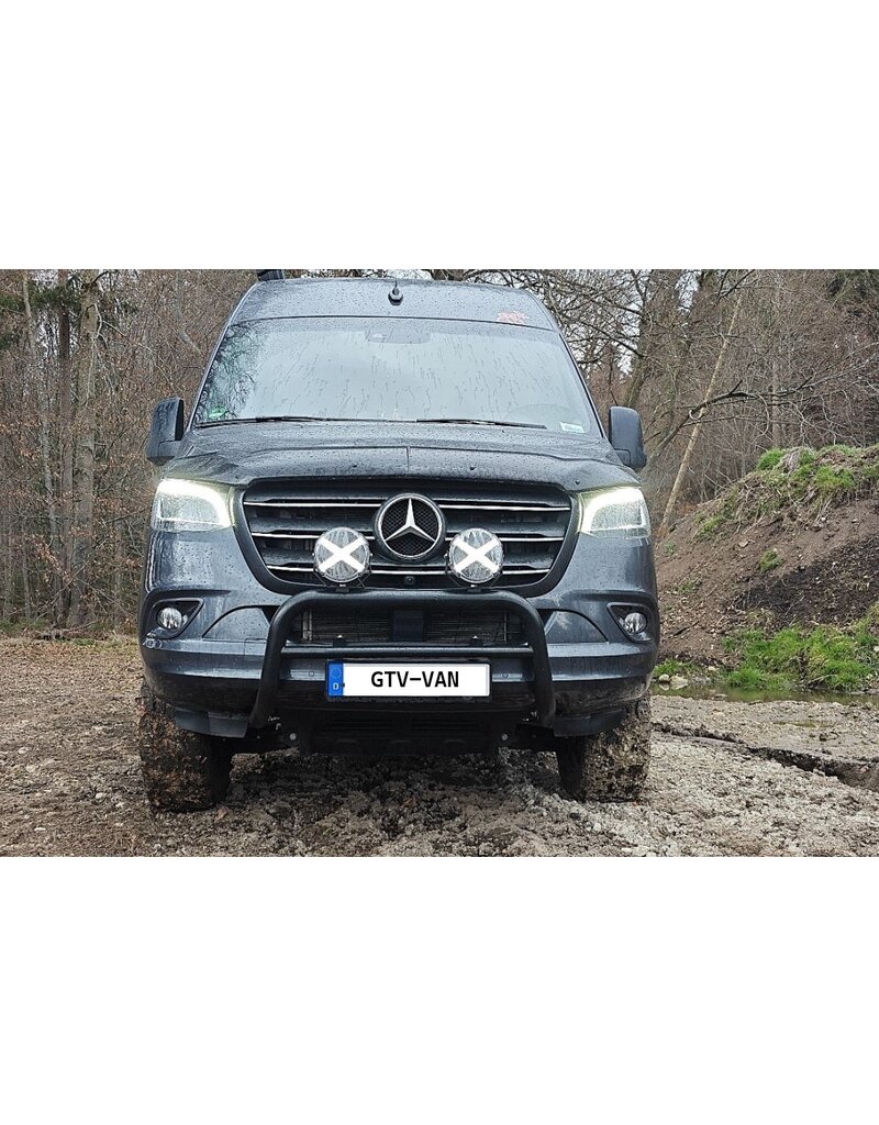 Bull bar for MERCEDES-BENZ Sprinter 907/VS30 (chrome or black) 60 mm 