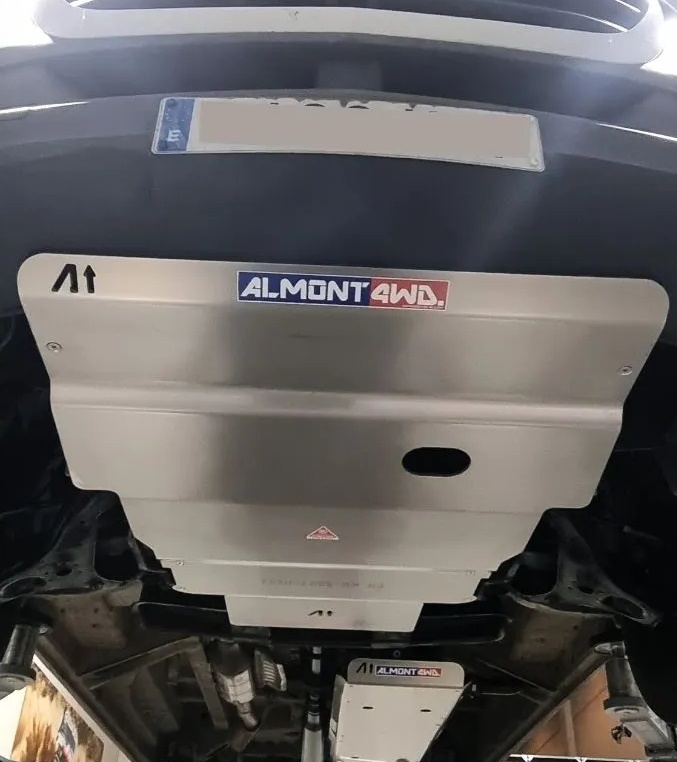 6 mm Aluminium Ski de protection avant pour Mercedes Benz Sprinter 907 2WD (propulsion) pour moteur, radiateur, transmission et boîtier de direction