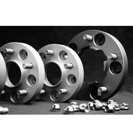 2 élargisseurs de voie à 23 mm (acier) pour FORD TRANSIT CUSTOM V710 (NRN/NXN) 6x120 et VW Transporter T7 (2025+)